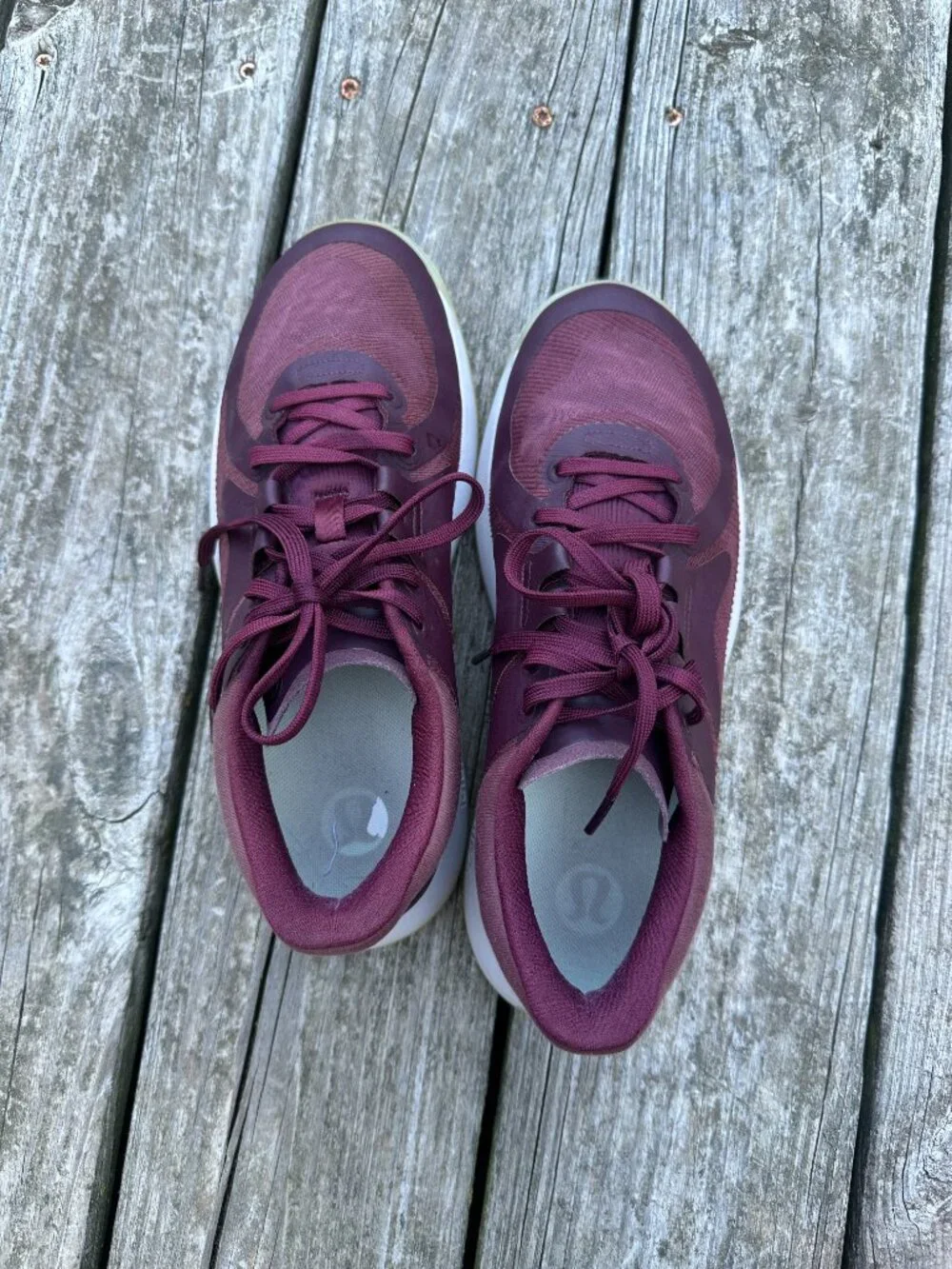 Lululemon Womens 8.5 Strongfeel Training Shoe Burgundy Sneakers Tennis Shoes